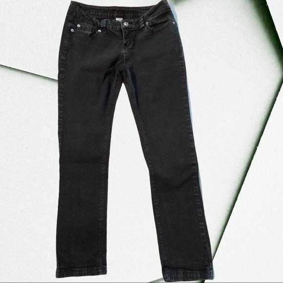 Blue Asphalt Denim - Blue Asphalt Black Low Rise Skinny Jeans Sz 11 short mid